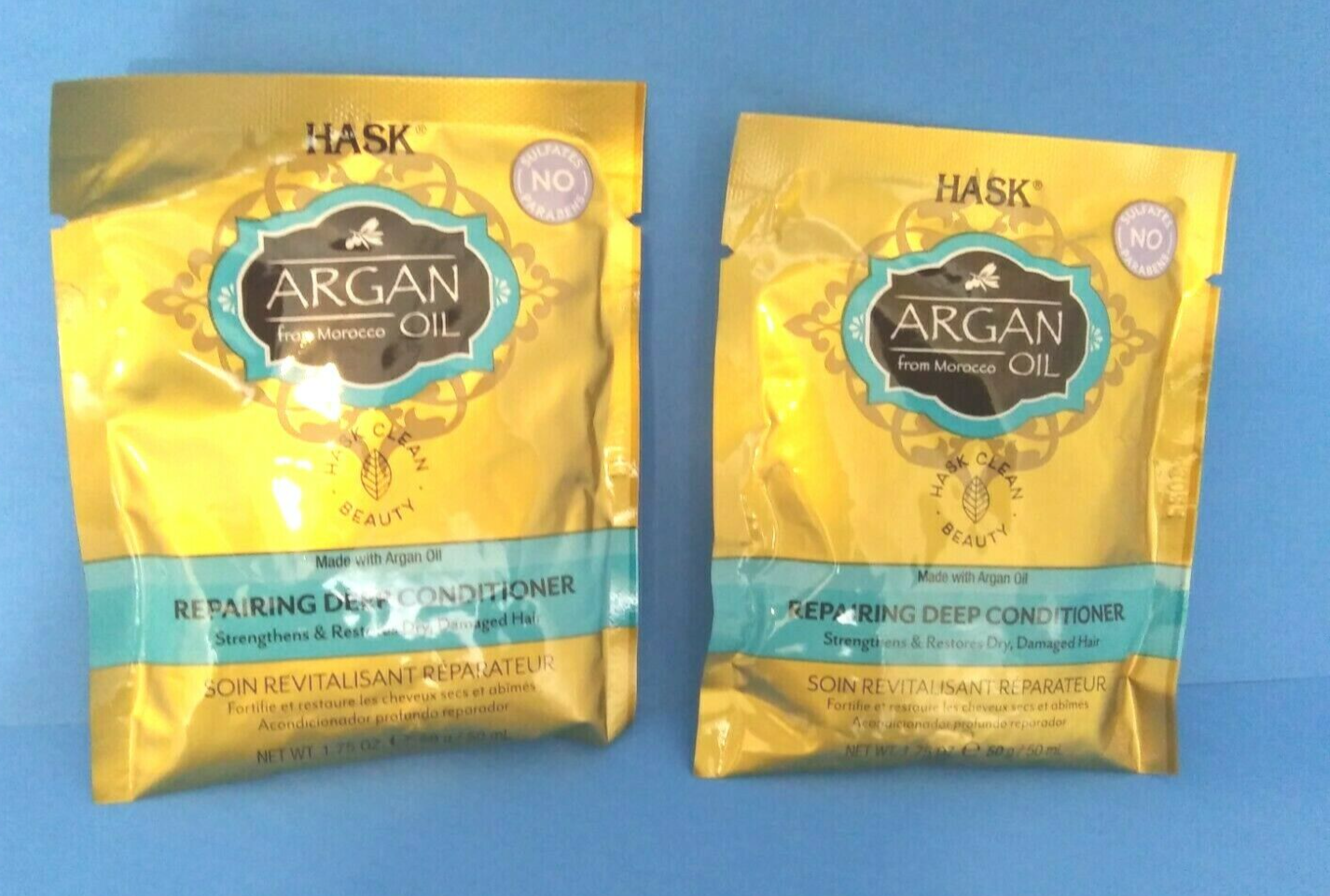 Hask Argan Oil Deep Conditioning Treatment Pack of 2