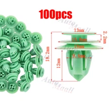 100x Door Panel Interior Trim Retainer Nylon Clips For Honda Civic 91560-SZW-003