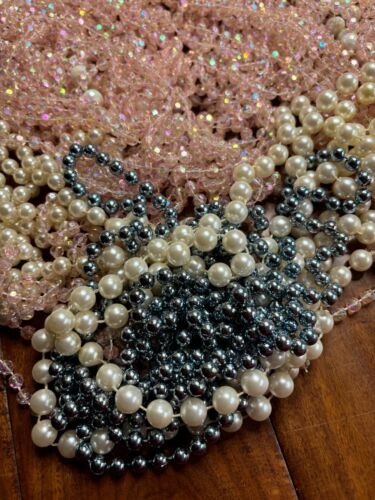New Beaded Strands Mixed Garland Strands Lot Set of 17 DIY Vintage Craft Sets - Picture 3 of 20