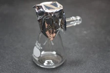 NEW Chemglass 25mL Pyrex Micro Filtering Flask with Hose Connection CG-8522-25