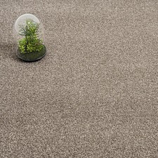 Mink Luxury 17mm Saxony Actionback Carpet Flecked Hard Wearing Bedroom 4m & 5m