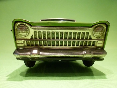 DAIYA TIN TOY BLECH FIAT 1800 - GREEN1:18? - RARE SELTEN - EXCELLENT - FRICTION - Picture 7 of 12