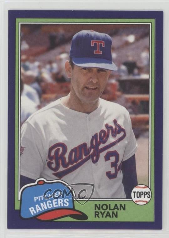 2018 Topps Archives 1981 Design Purple /175 Nolan Ryan #268 HOF 0g6m