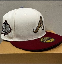 Exclusive New Era 59Fifty Hat Dreams Atlanta Braves "I NEVER LIKED YOU" Size 7