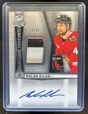 2024-25 Upper Deck The Cup Nolan Allan Signature Patches Auto #/99 Blackhawks