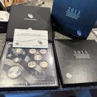 2013 W United States Limited Edition Silver Proof Coin Set - Some Toning 051205