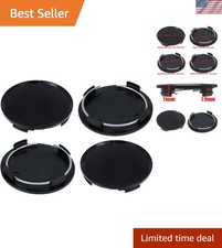 Weather-resistant 63mm Wheel Hub Center Caps - Easy Snap-on Installation 4 Pack