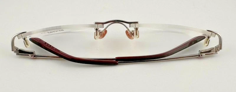 Monturas de gafas Montblanc sin montura 2-4/11 MB 377 016 rojo/plateado 56-16-135 Foto 3 de 4