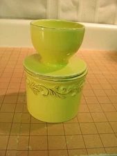 Butter Bell Crock L Tremain Inc French Ceramic Butter Keeper Yellow