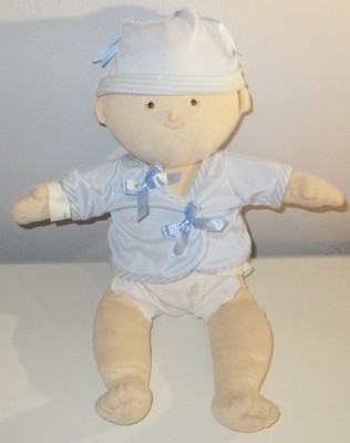 North American Bear Co. ROSY CHEEKS Blonde Soft Baby Boy Doll 15'' #2858 2014