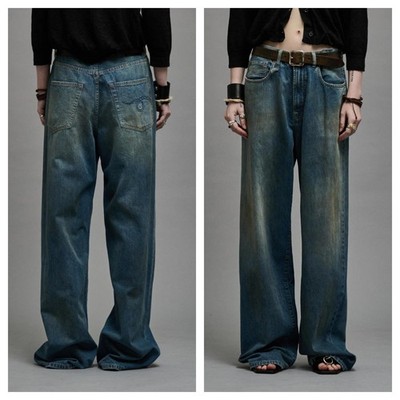 NWT ~ R13 D'ARCY LOOSE JEAN - Wilton Indigo Size 26