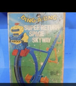 Vintage Topper Ding-A-Ling Super Space Skyway Set