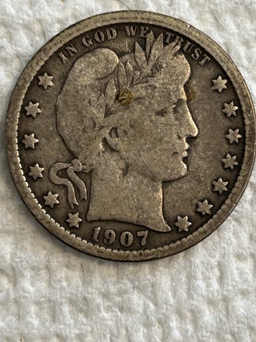 1907 o barber quarter- Fine