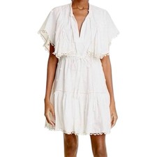 Farm Rio Off-White 3D Flower Mini Dress – Size XL - NWT