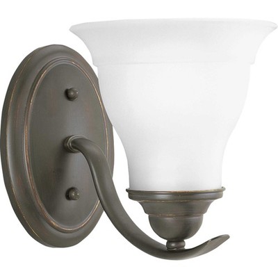 Progress Lighting P3190 Trinity Single-Light Bathroom Sconce - Bronze