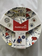Paddington Bear China Plates X4
