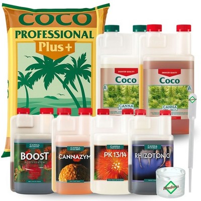 Canna Coco Erde Kokoserde gepresst Blumenerde Substrat Humusziegel