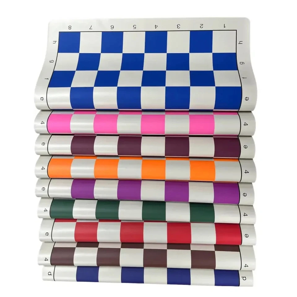 CLUB COMBO: Chess Set w/ Vinyl Board - Tournament Standard - Image 4 of 4