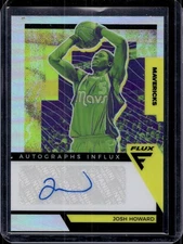 Josh Howard 2020-21 Panini Flux #AI-JHW Influx Auto Silver Prizm