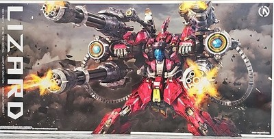 NOVA Lizard Armor Deployment Model Kit Unassembled Robot Figure Cyberpunk Set
