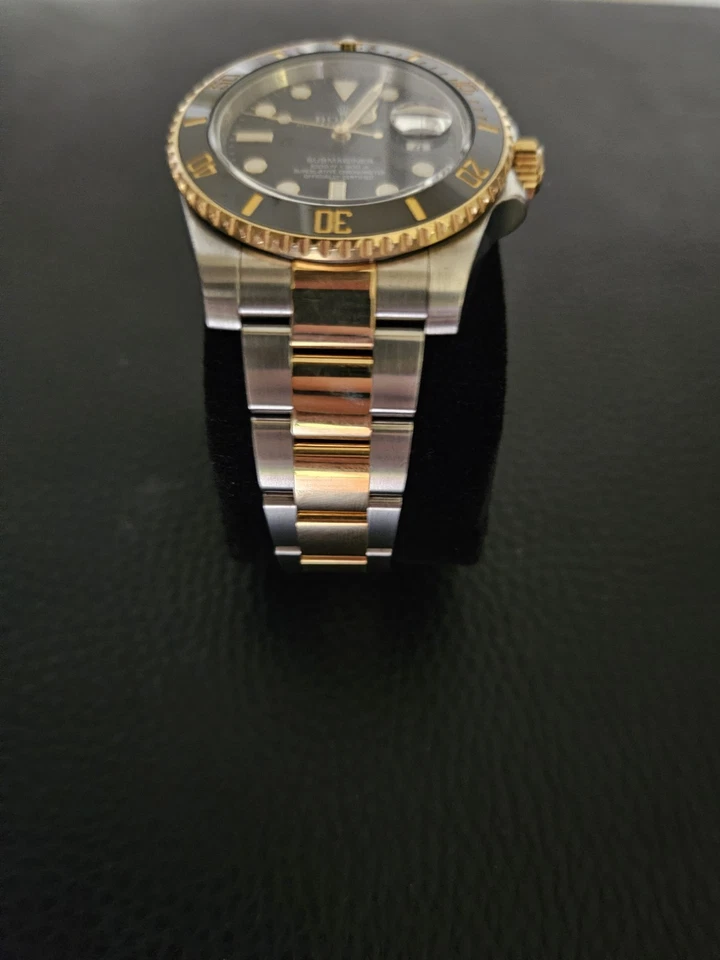 [2248] Rolex Submariner Date - 116613LN 2015 Box&Papiere Gold/Stahl - Bild 3 von 4