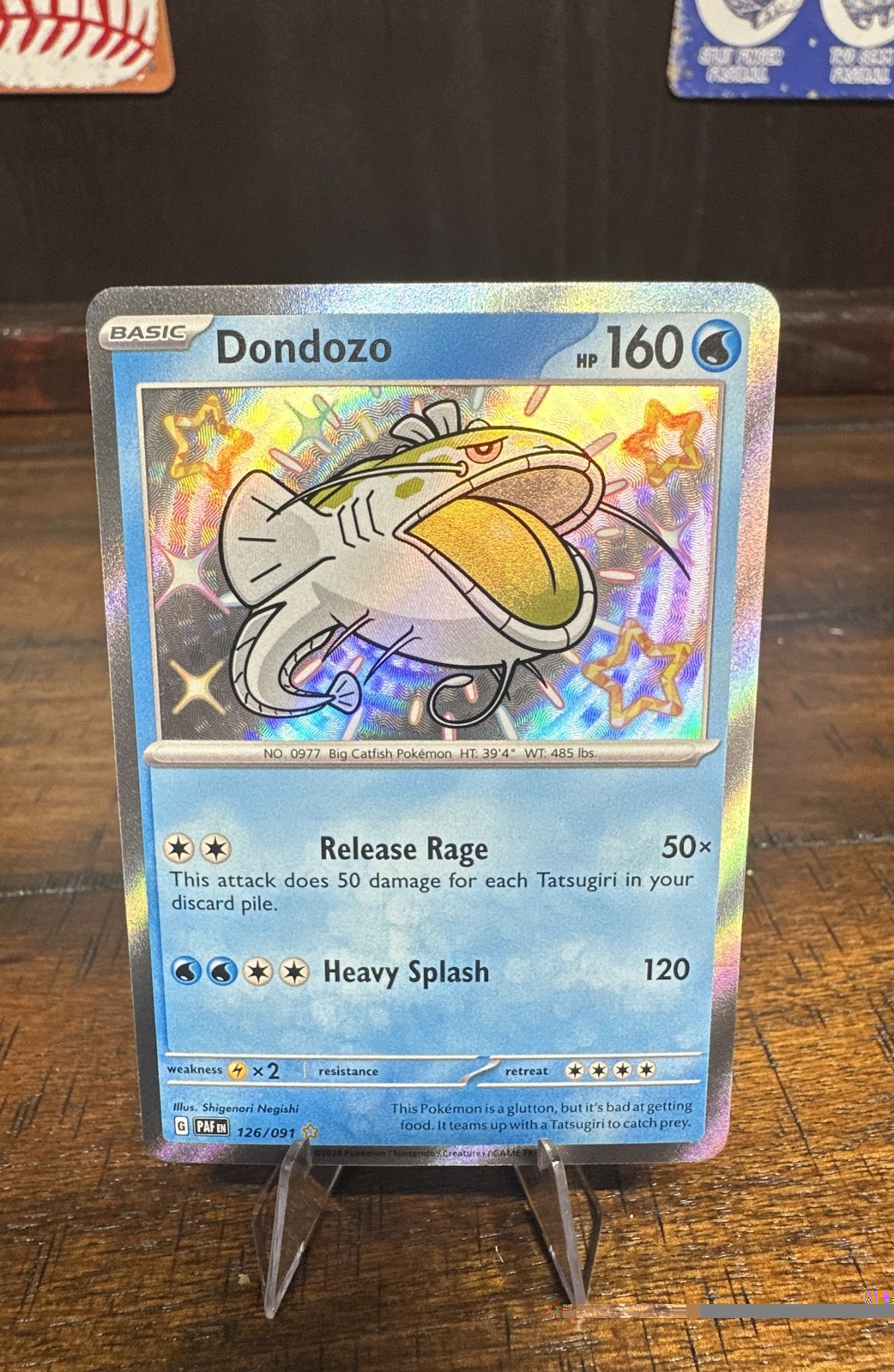 Dondozo 126/091 SV: Paldean Fates Holo