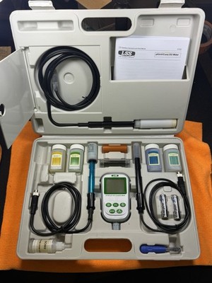 LSS 33Y923 pH / mV / Conductivity / Dissolved Oxygen DO Meter Kit Grainger Test