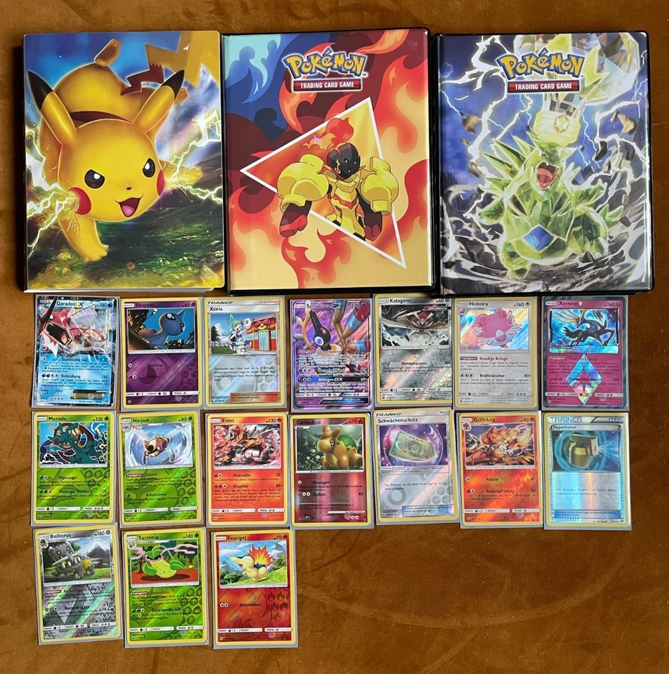 Originale Pokemon Karten über 250 st. Sammlung/bulk Ordner nur Holo 