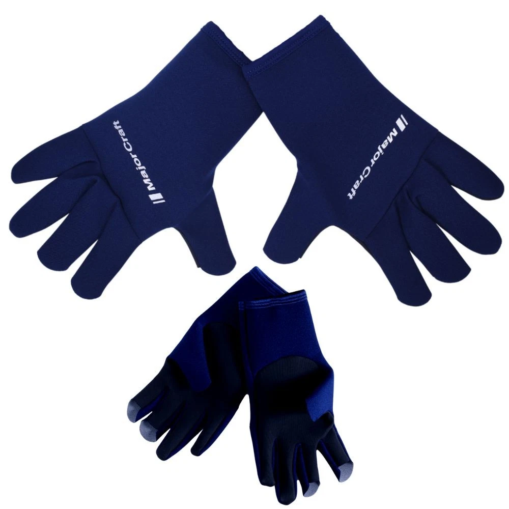 MAJOR CRAFT Neoprene Fishing 3 Cut Gloves TITANIUM Blue
Opens in a new window or tab