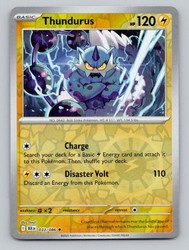 Thundurus 033/086 Reverse Holo Black Bolt