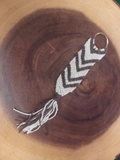 Handmade Hemp Macrame Keychain