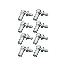 M6 Angle Joint CS For Gas Dampers M8 Threaded Pin Ball Ø 10 Mm - 8 Pieces YOU.S