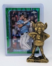 2025 Topps Chrome Javier Sanoja RC Green Raywave Refractor Rookie #/99 Marlins