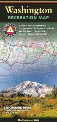 Washington Recreation Map, The Evergreen State, 2024 Edition [Map] Benchmark Map