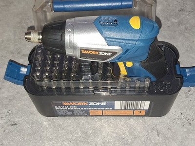 Cordless Screwdriver Ferrex Pivot Handle Screwdriver Workzone Li - Main Image