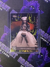 2025 Topps Chrome Cactus Jack WWE Chelsea Green Black & Yellow Refractor 