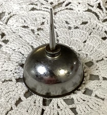 Vintage Sewing Machine Tin Thumb Pump Oil Can-2.75” Tall