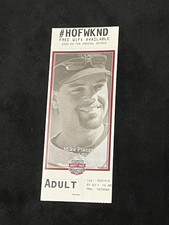 2016 Mike Piazza HOF Induction Weekend Ticket 7/23/16 Adult Cooperstown