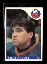 1985-86 O-Pee-Chee 122 Kelly Hrudey New York Islanders Rookie Card AAB. rookie card picture
