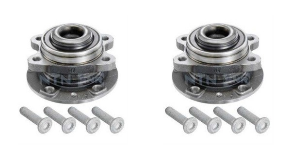 SNR 2X Radnabe Radlagersatz Hinterachse FüR Audi A6 Avant 4F5 C6 4B5 C5 4F2 4B2-image