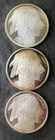 Lot of Three SilverTowne 1oz Silver Buffalo Rounds