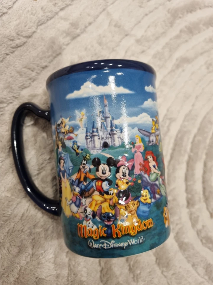 Vintage Navy Disney Walt Disney World Magical Kingdom 3d srt large mug - Image 4 of 4