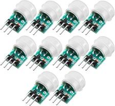 10 Pack Am312 Pir Sensor Mini Infrared Motion Sensor 2.7v to 12v Pyroelectric