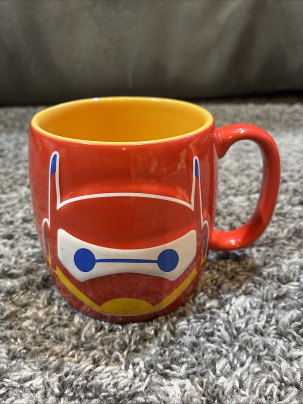 DISNEY STORE BIG HERO 6 BAYMAX ARMOR COFFEE TEA COCOA MUG CLEAN+