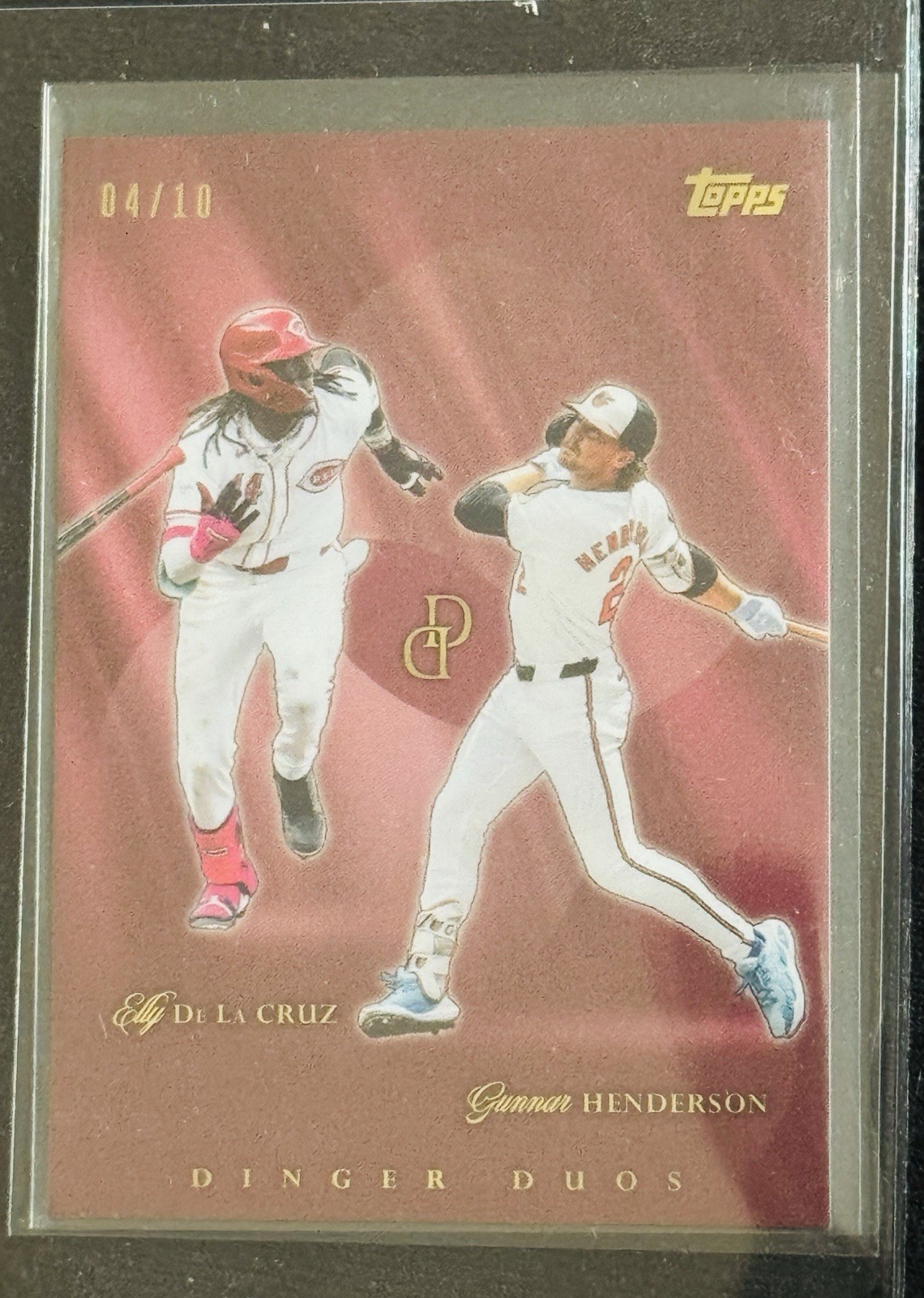 2025 Topps Dinger Duos Dynamic Duals De La Cruz & Henderson - RED #/10