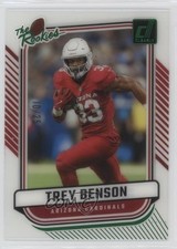 2024 Panini Clearly Donruss Clearly The Rookies Green /25 Trey Benson #18 1k9t