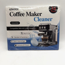 Coffee Machine Cleaner Descaler Tablets 34 Pack, Coffee Maker Cleaner Unscented
