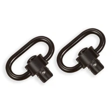 , QD Sling Swivels 1.25 inch, Quick Detach Push Button, Pack of 2