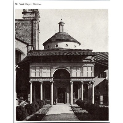 Pazzi Chapel Florence 1969 Art Print SI5