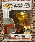Funko Pop! Star Wars Boba Fett Gold #297 2019 Galactic Convention Exclusive